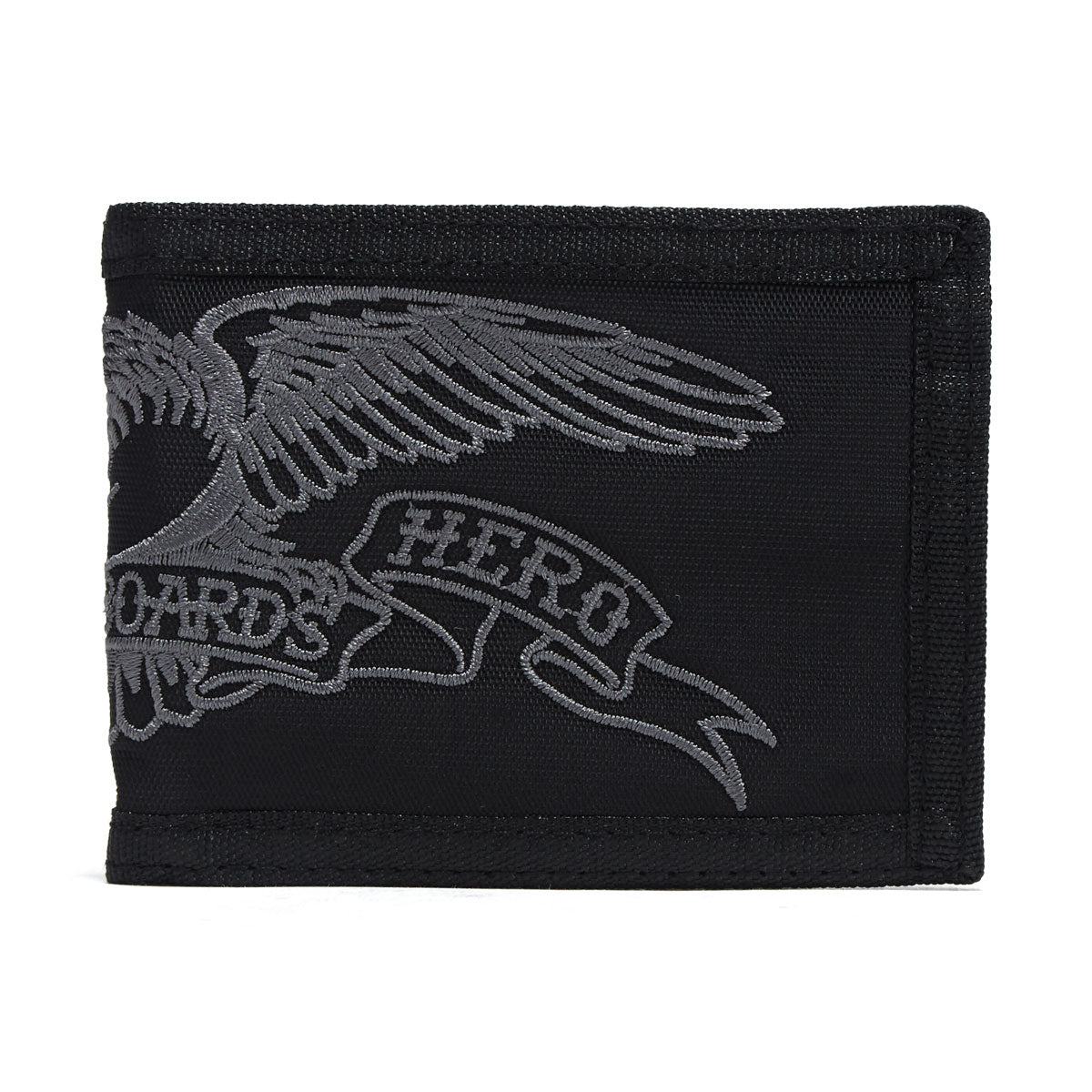 Anti-Hero Basic Eagle Bi-Fold Wallet - Black/Charcoal image 1