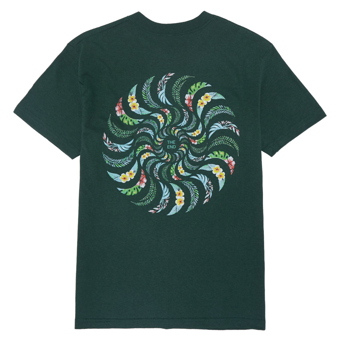 Spitfire Floral Classic Swirl T-Shirt - Forest image 1