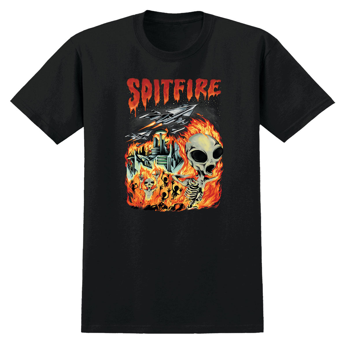 Spitfire Invasion T-Shirt - Black image 1