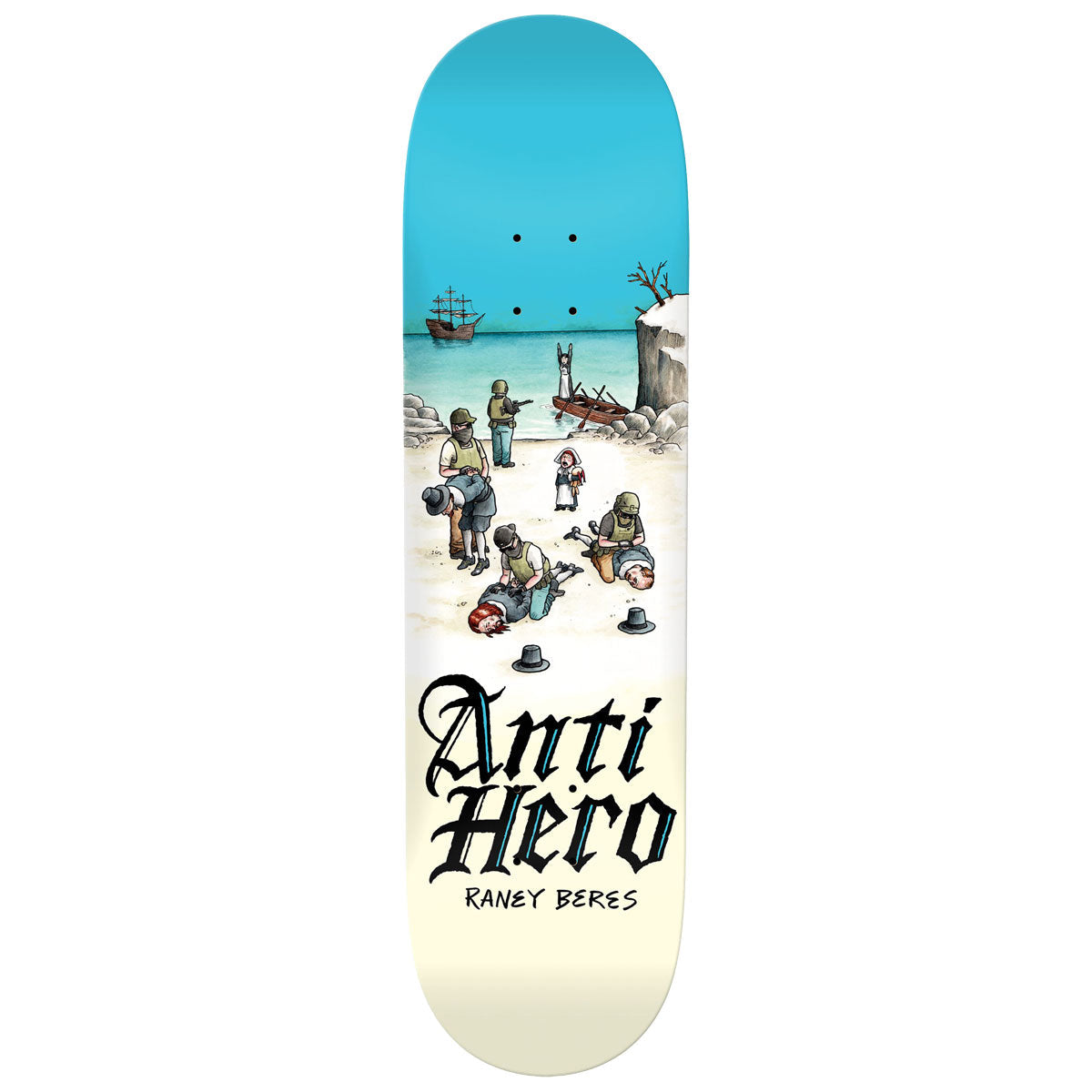 Anti-Hero Raney Liberdad Skateboard Deck - 9.00