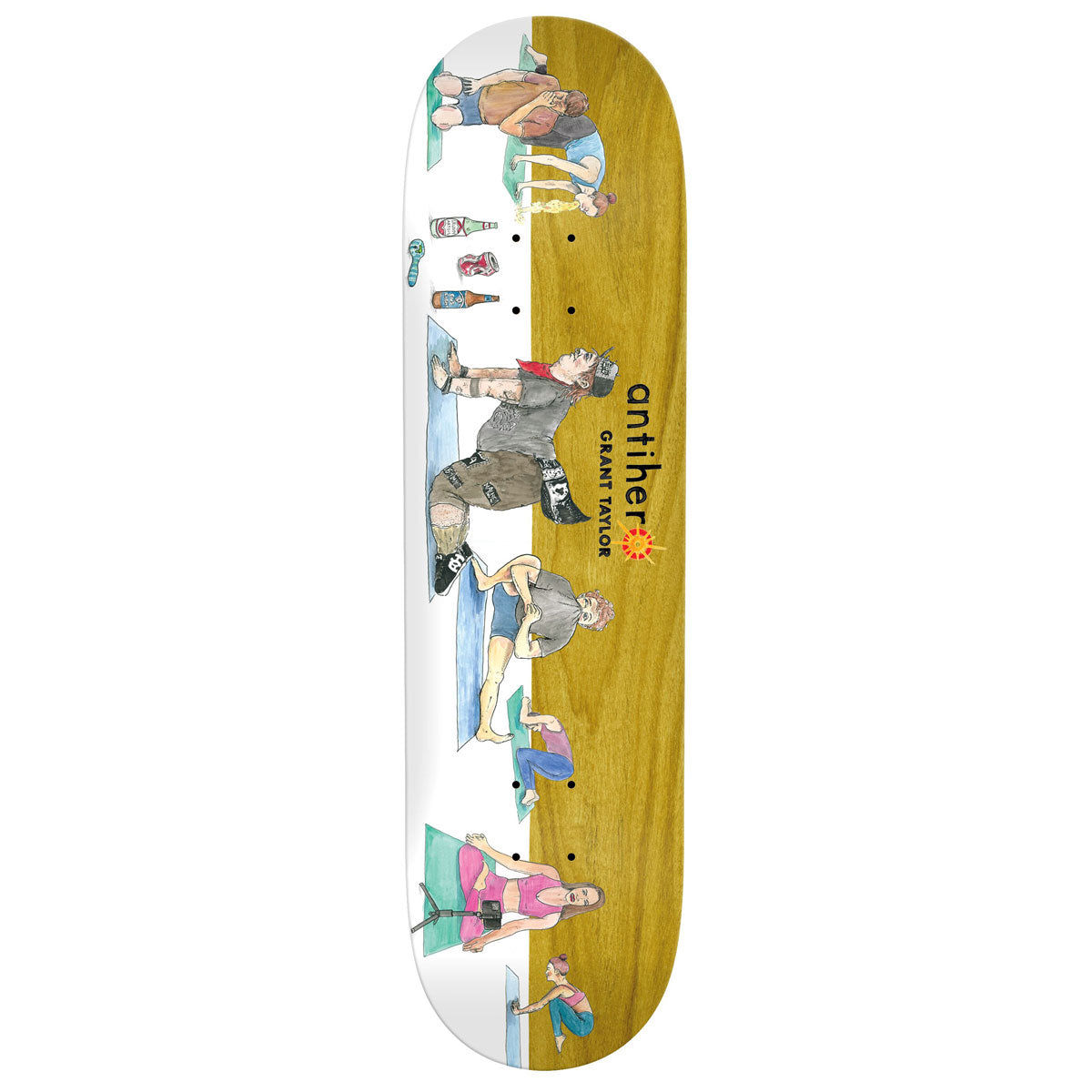 Anti-Hero Grant I Farted In Yoga Class Skateboard Deck - 8.50