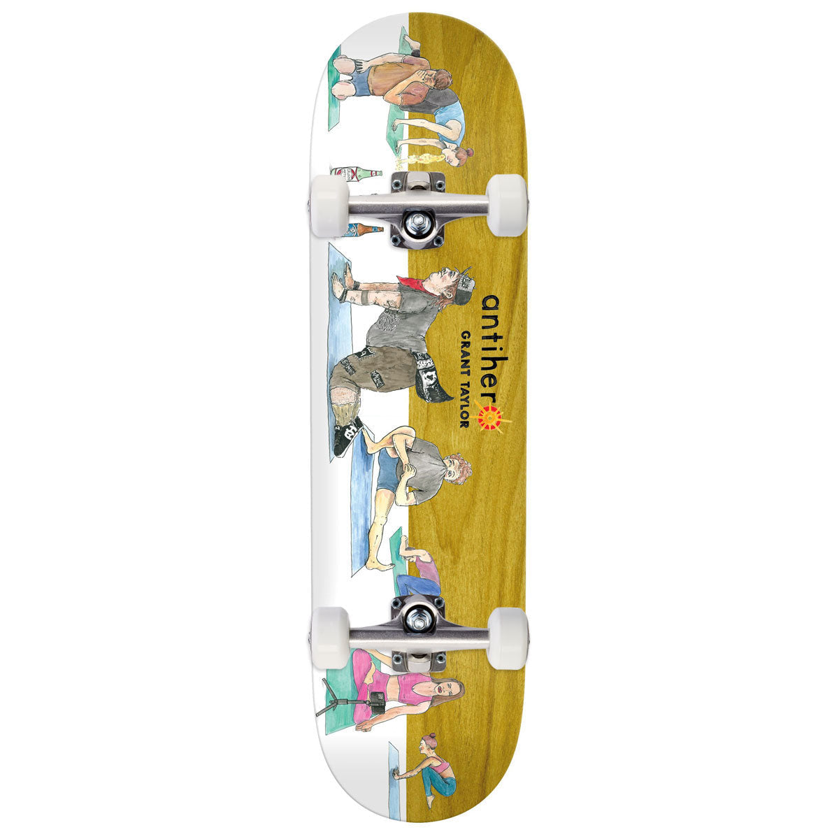 Anti-Hero Grant I Farted In Yoga Class Skateboard Complete - 8.50
