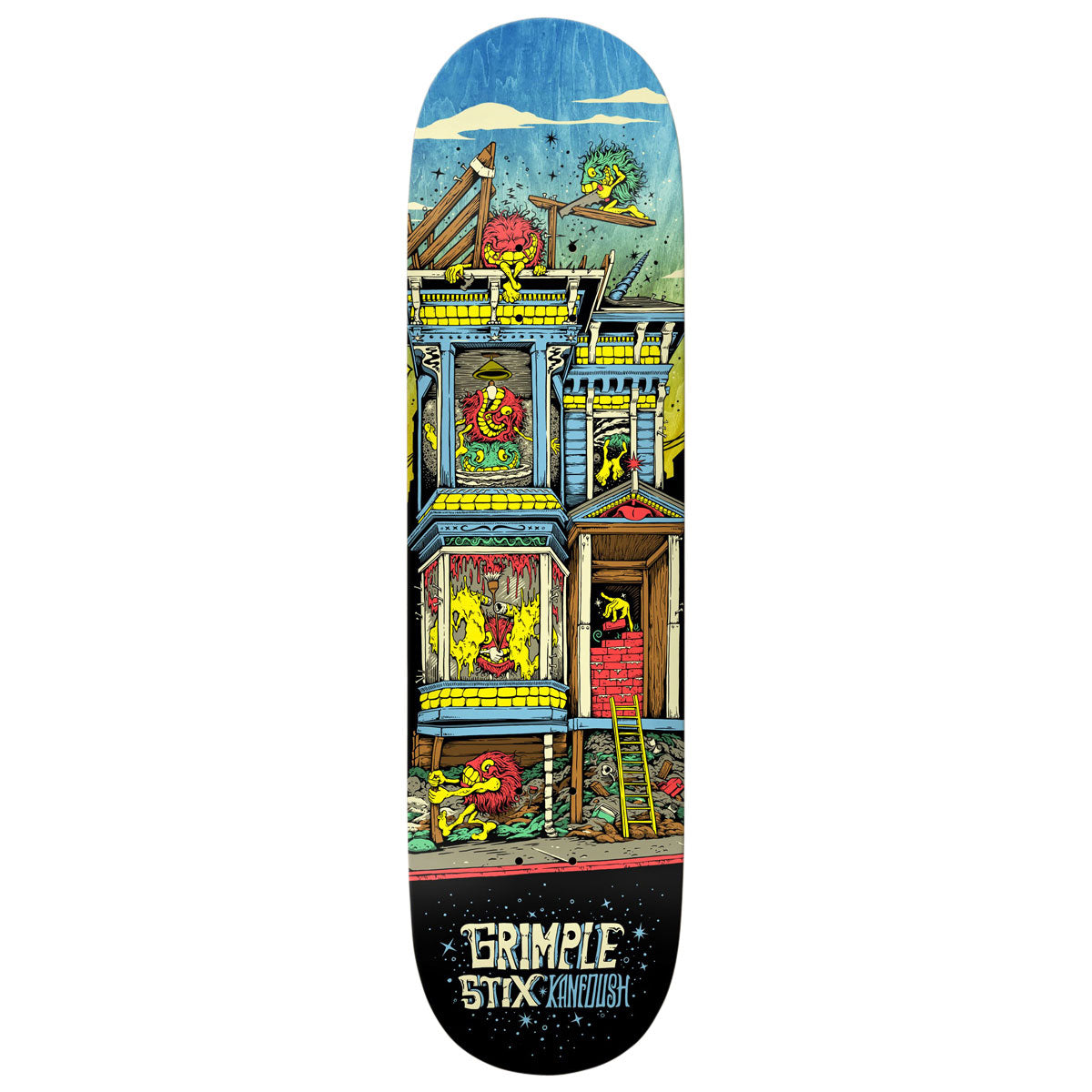 Anti-Hero Kanfoush Grimple Stix Victorians Skateboard Deck - 8.75