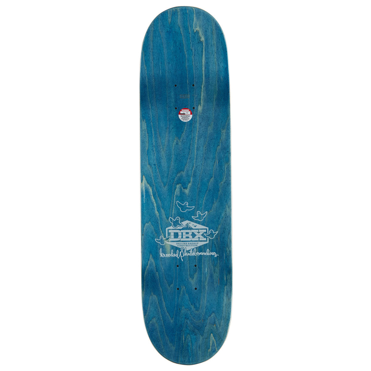 Krooked Cromer The Green Lady DBX Skateboard Deck - Grey - 8.25