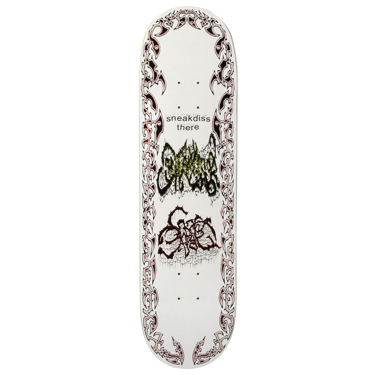 There Team Sneakdiss Battle Ship Skateboard Deck - White - 8.50