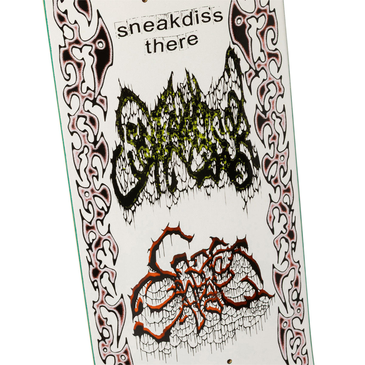 There Team Sneakdiss Battle Ship Skateboard Complete - White - 8.50