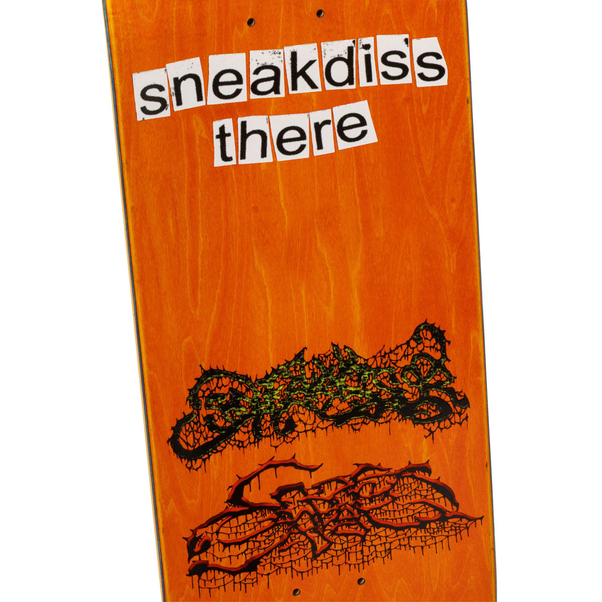 There Team Sneakdiss Battle Ship Skateboard Complete - White - 8.50