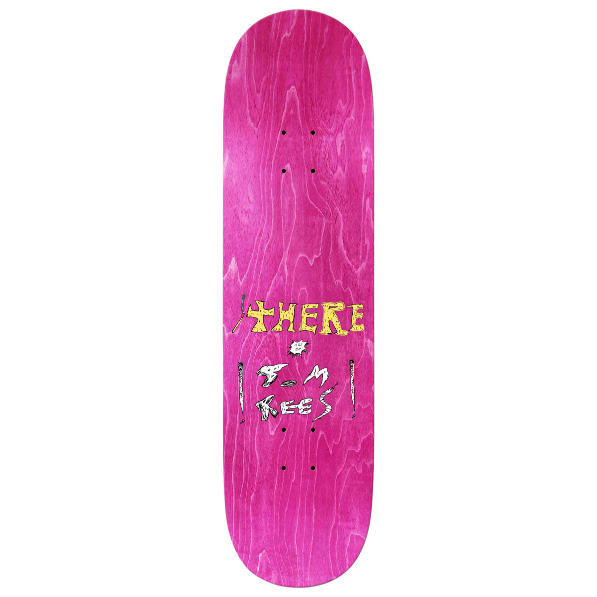 There Team Detritus Skateboard Complete - Beige - 8.12