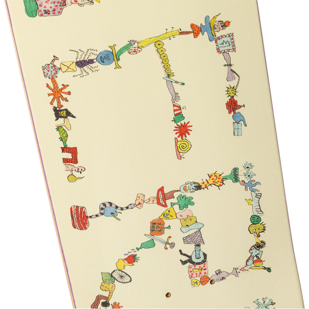 There Team Detritus Skateboard Complete - Beige - 8.12