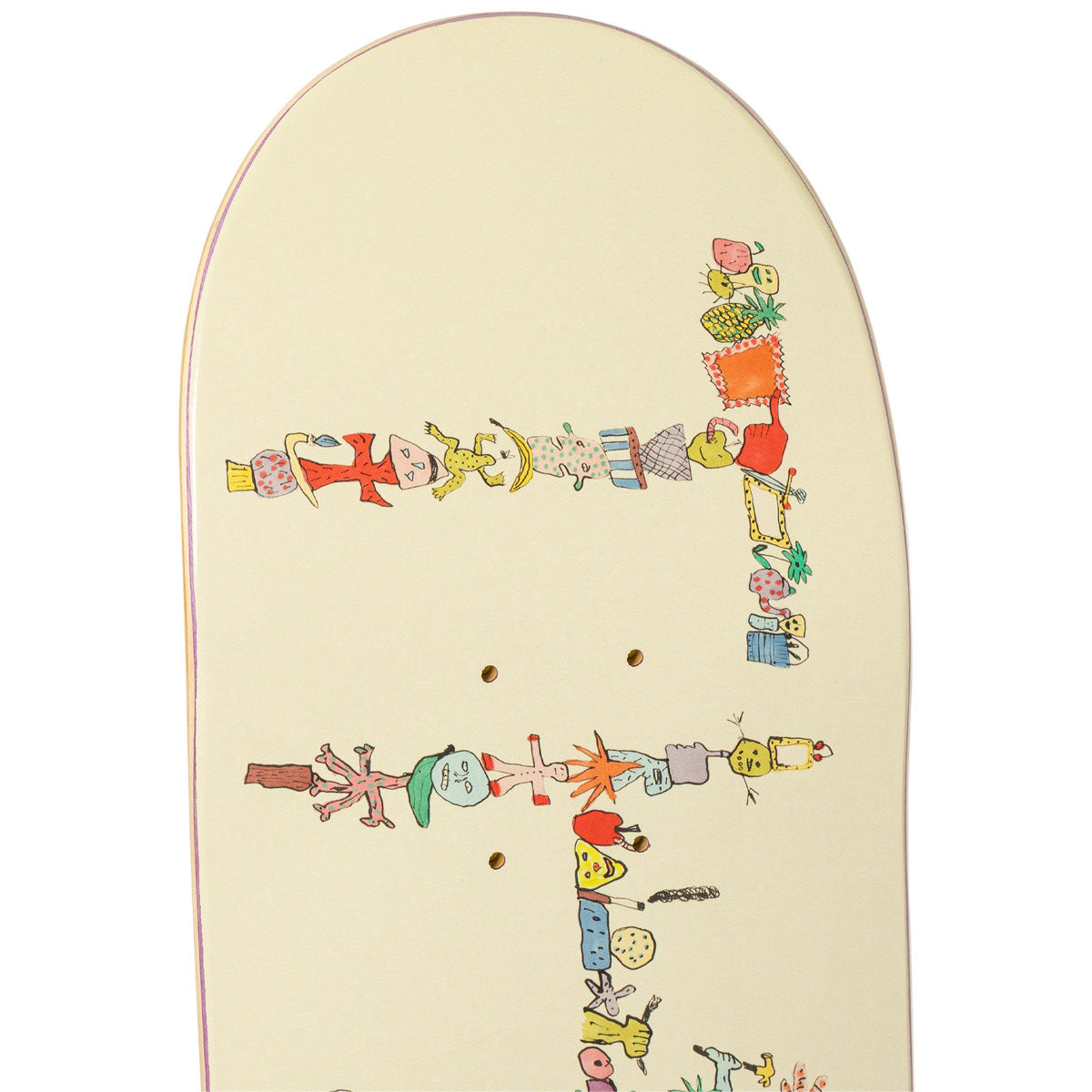 There Team Detritus Skateboard Complete - Beige - 8.12