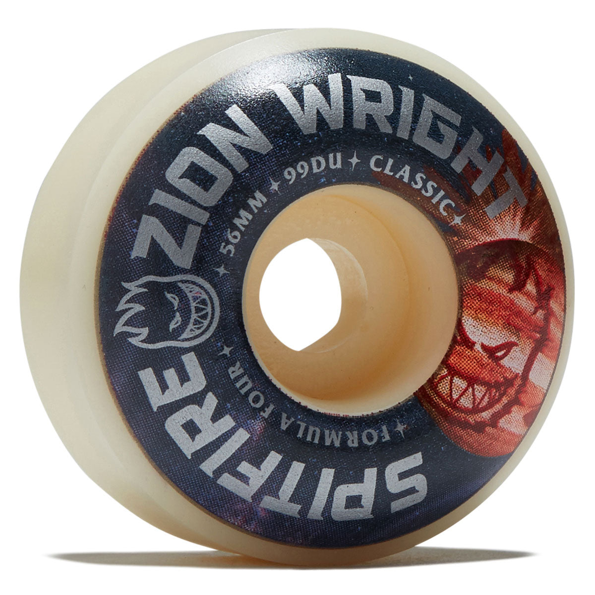 Spitfire Zion Cosmic F4 99d Classic Skateboard Wheels - Natural - 56mm image 1