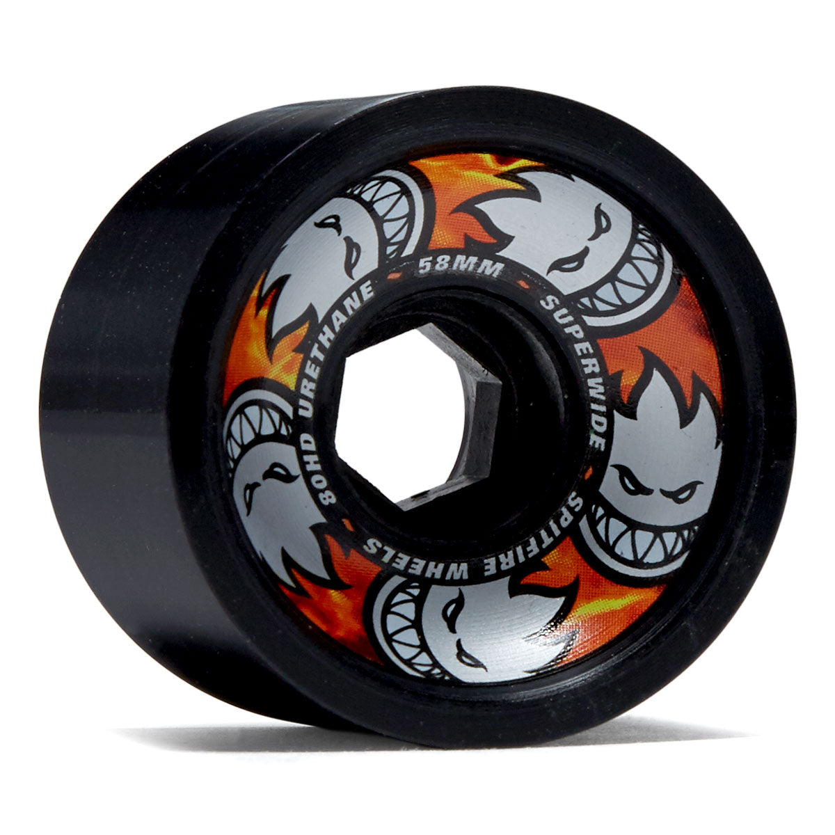 Spitfire Team Multiball 80HD Superwide Skateboard Wheels - Black - 58mm image 1
