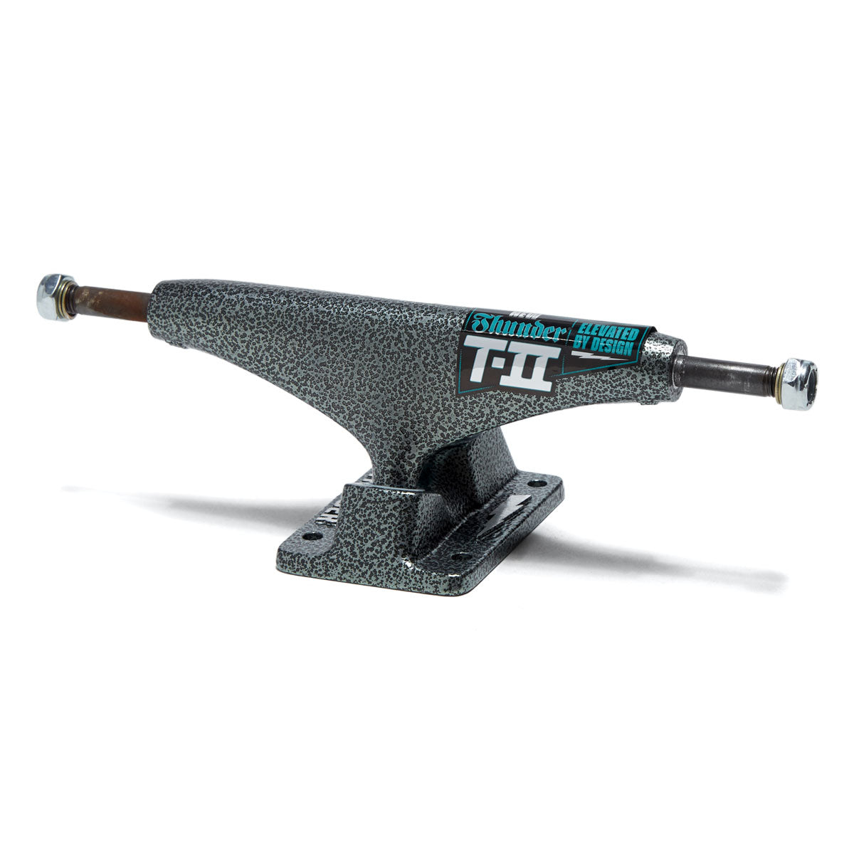 Thunder Team T-II Leviathan Skateboard Trucks - Black/Teal - 148mm image 1