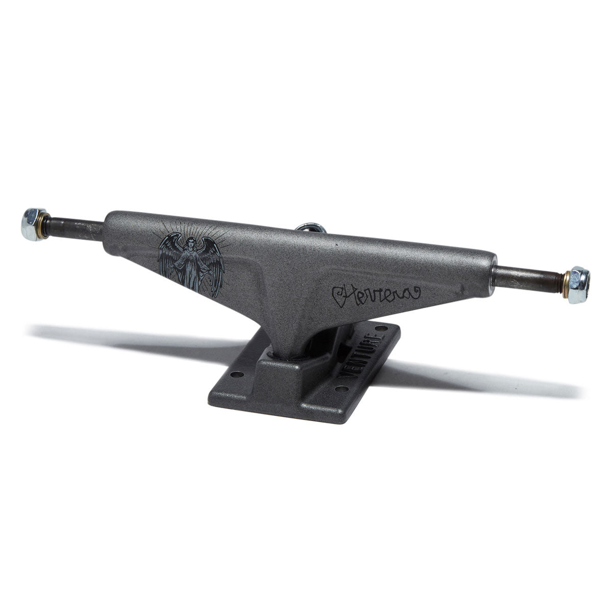 Venture Herrera Pro Editions Skateboard Trucks - Raw/Black - 5.8 image 1