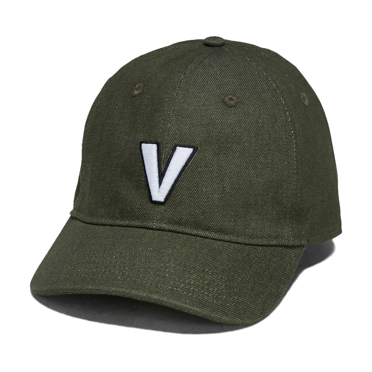 Venture Retro V Hat - Olive Denim image 1