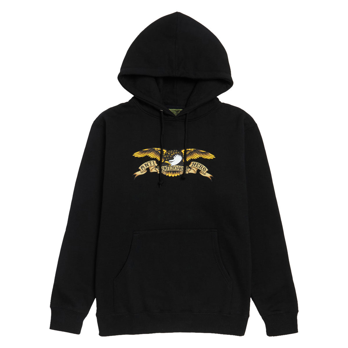 Anti-Hero Eagle Hoodie - Black/Black Multi Color Print image 1