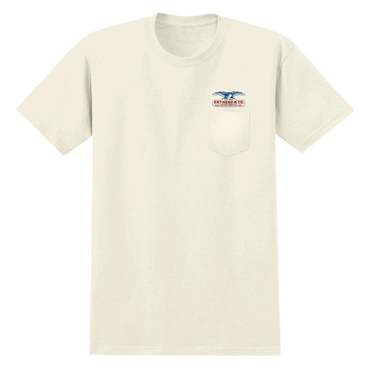 Anti-Hero Pigeon Mash II Pocket T-Shirt - Natural/Multi Color Prints image 2