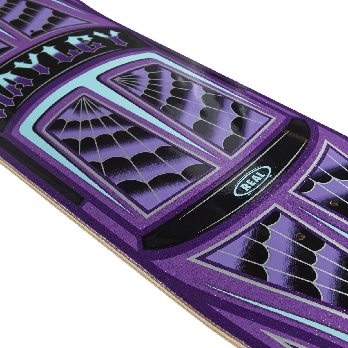 Real Hayley Threadline True Fit Skateboard Complete - Purple - 8.38