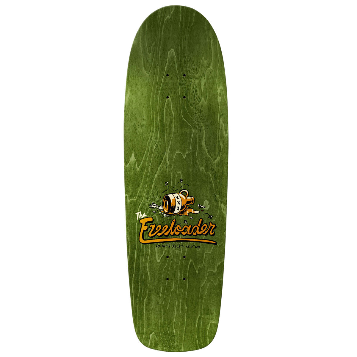 Anti-Hero Team Jalopi Freeloader Skateboard Deck - Orange - 10.14