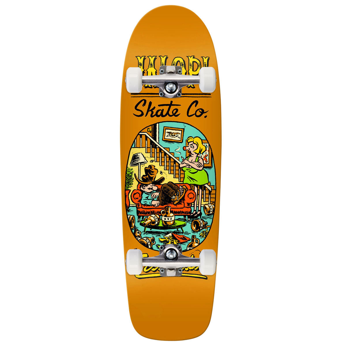 Anti-Hero Team Jalopi Freeloader Skateboard Complete - Orange - 10.14