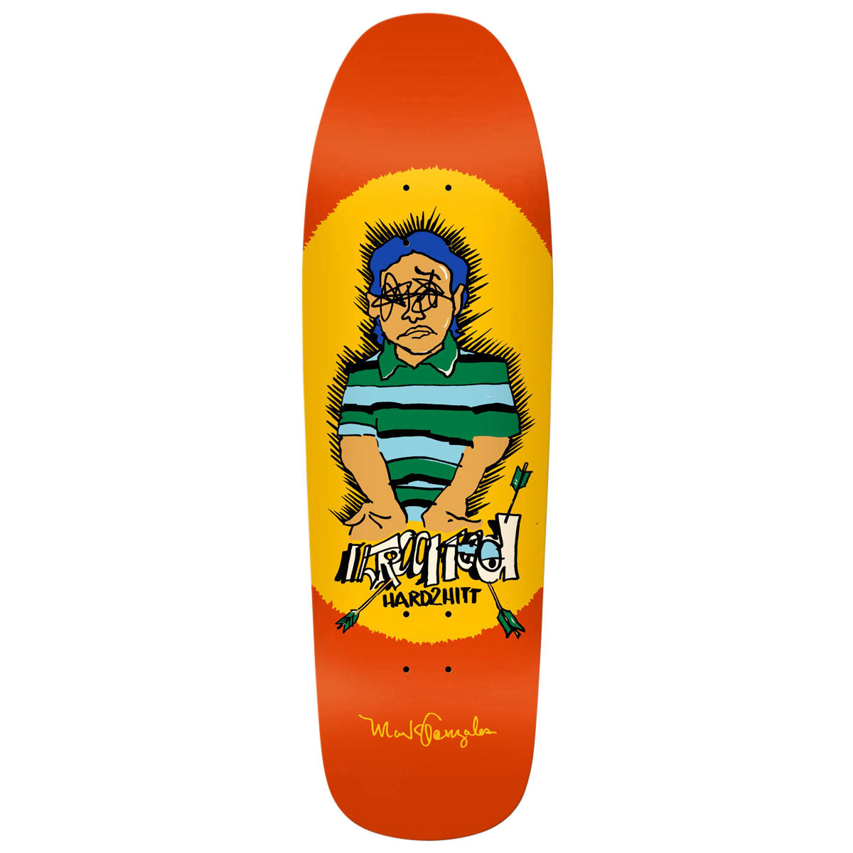 Krooked Gonz Hard2IHTT Skateboard Deck - 9.81
