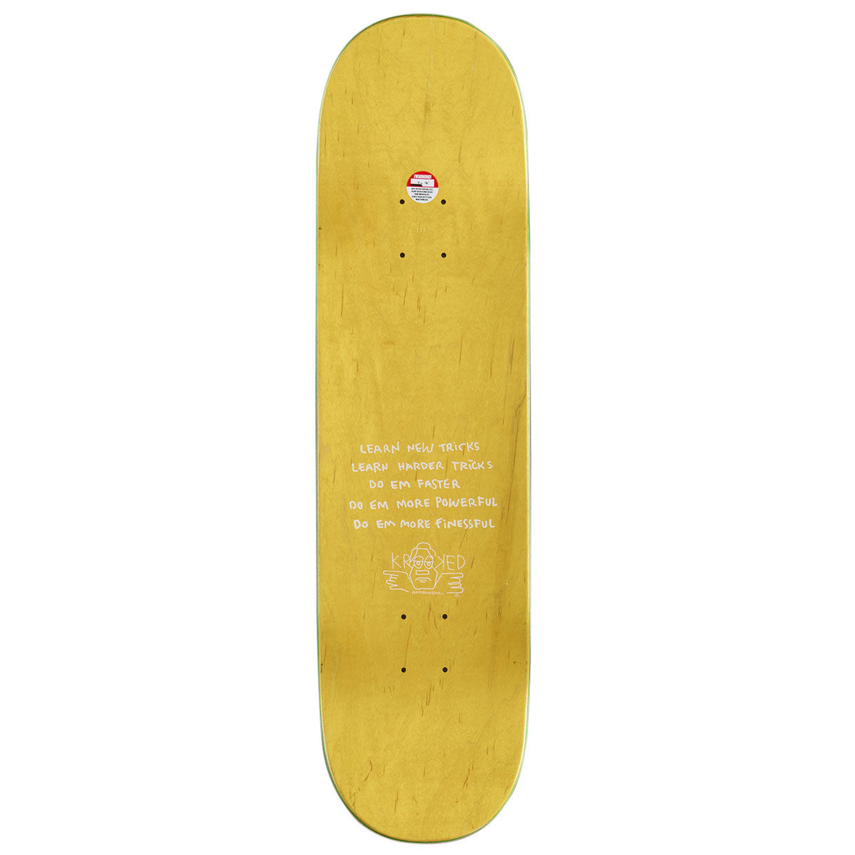 Krooked Marnderson Skull King Skateboard Complete - 8.38