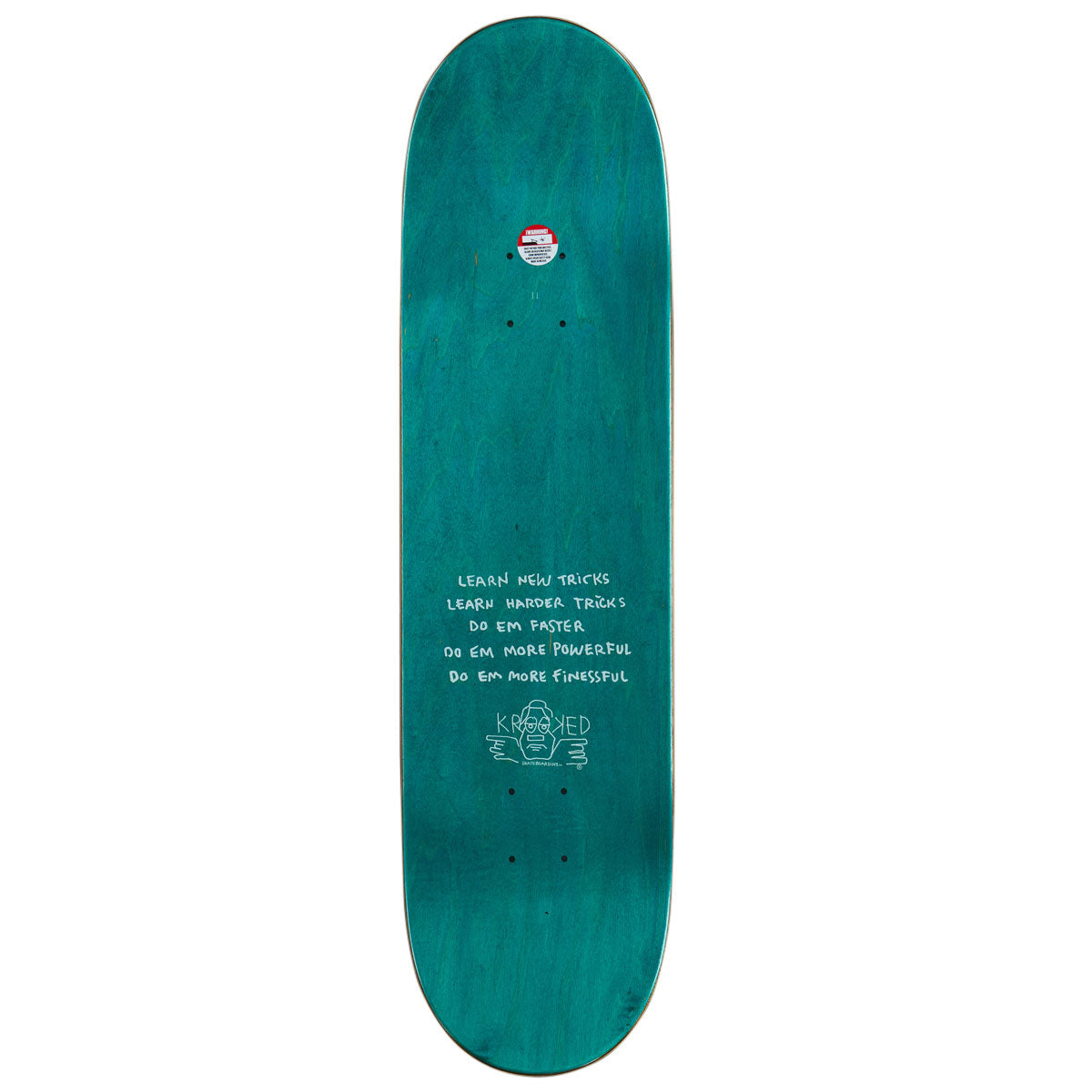 Krooked Narvaez F Off Skateboard Deck - 8.38