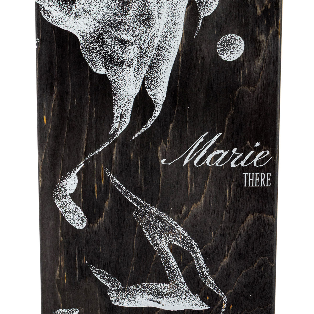 There Marie Delivery Skateboard Deck - Black - 8.12