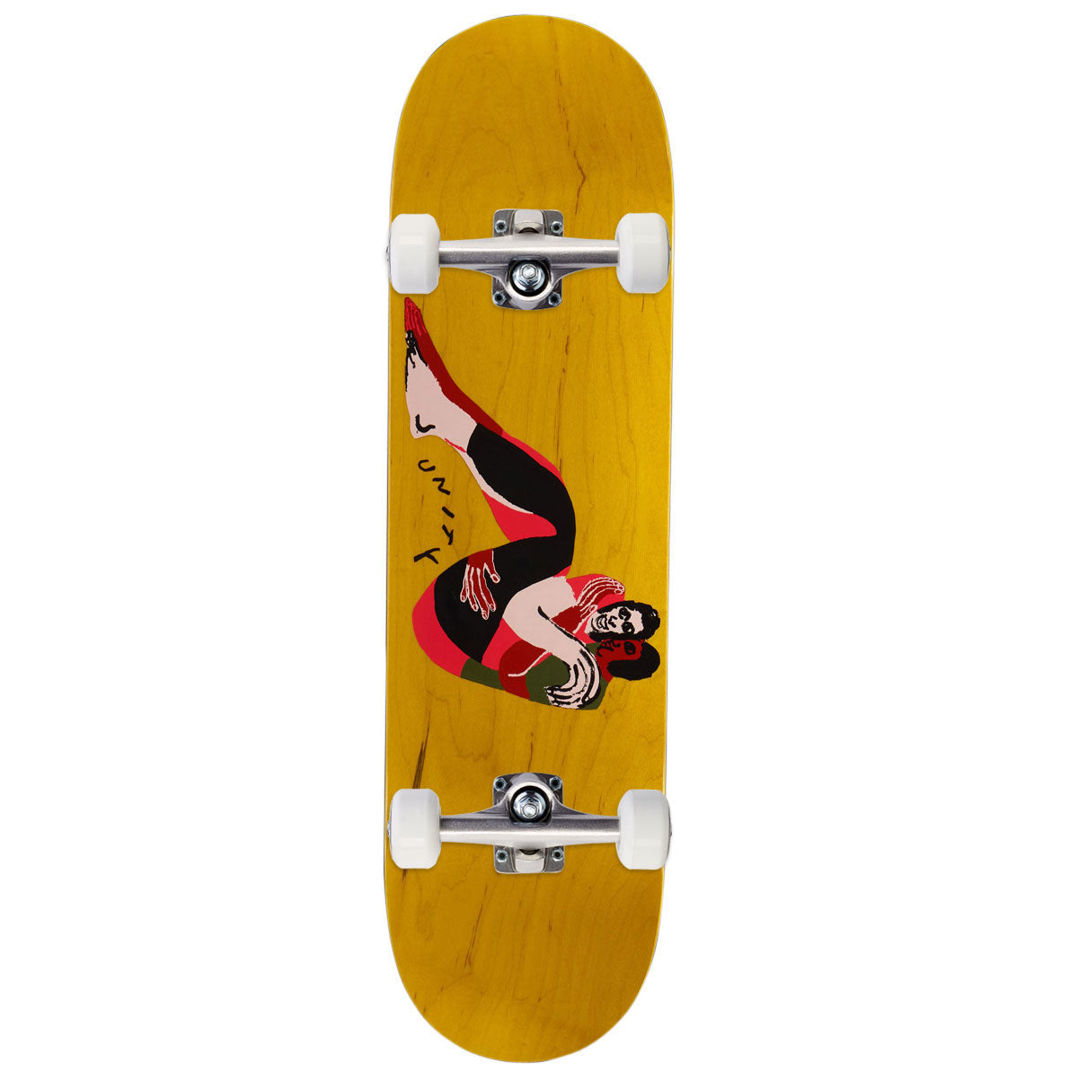 There Unity With You Skateboard Complete - Yellow - 8.50