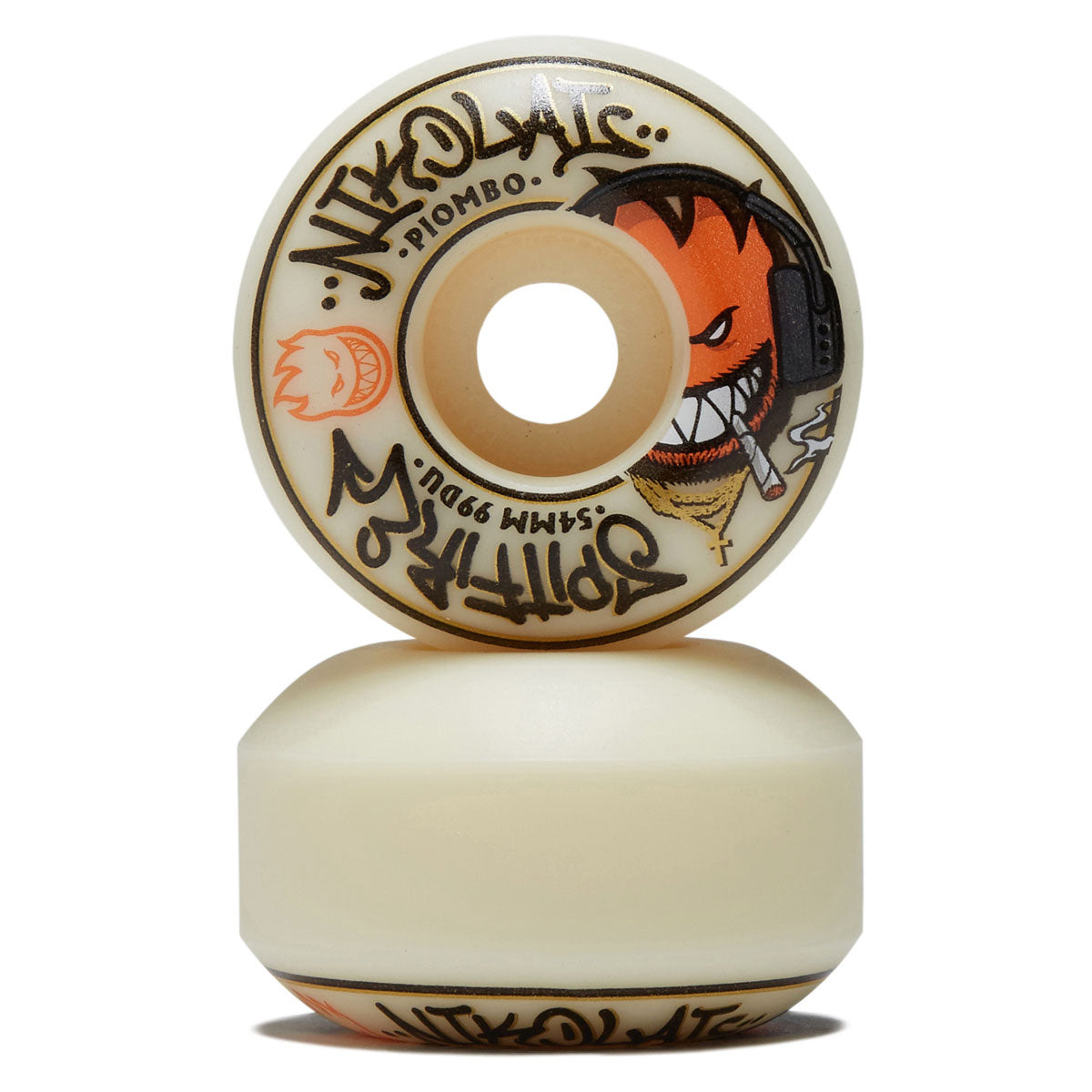Spitfire F4 99 Nikolai Pro Edition Classic Skateboard Wheels - Natural - 54mm image 2