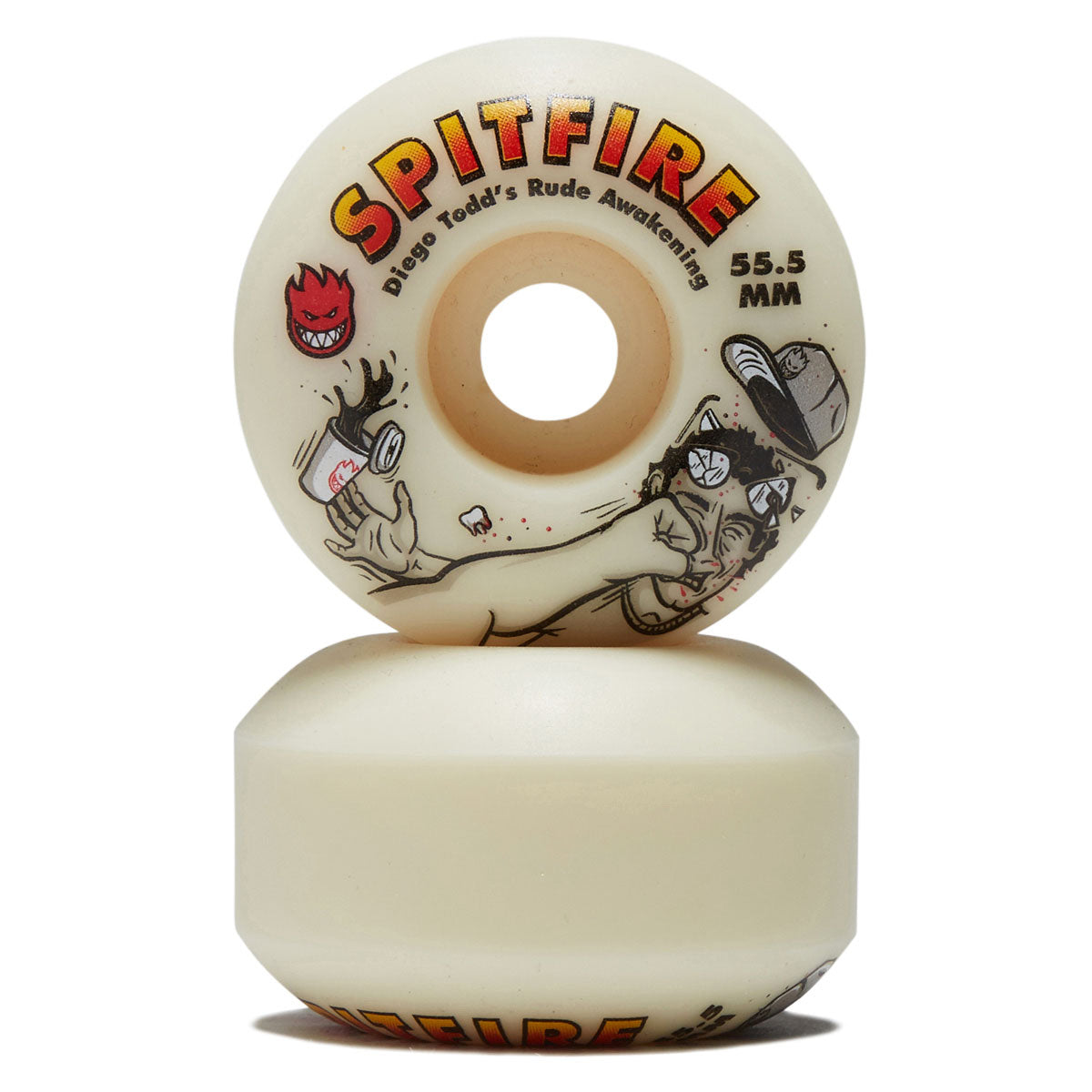 Spitfire F4 99 Diego Rude Awakening Classic Skateboard Wheels - Natural - 56mm image 2