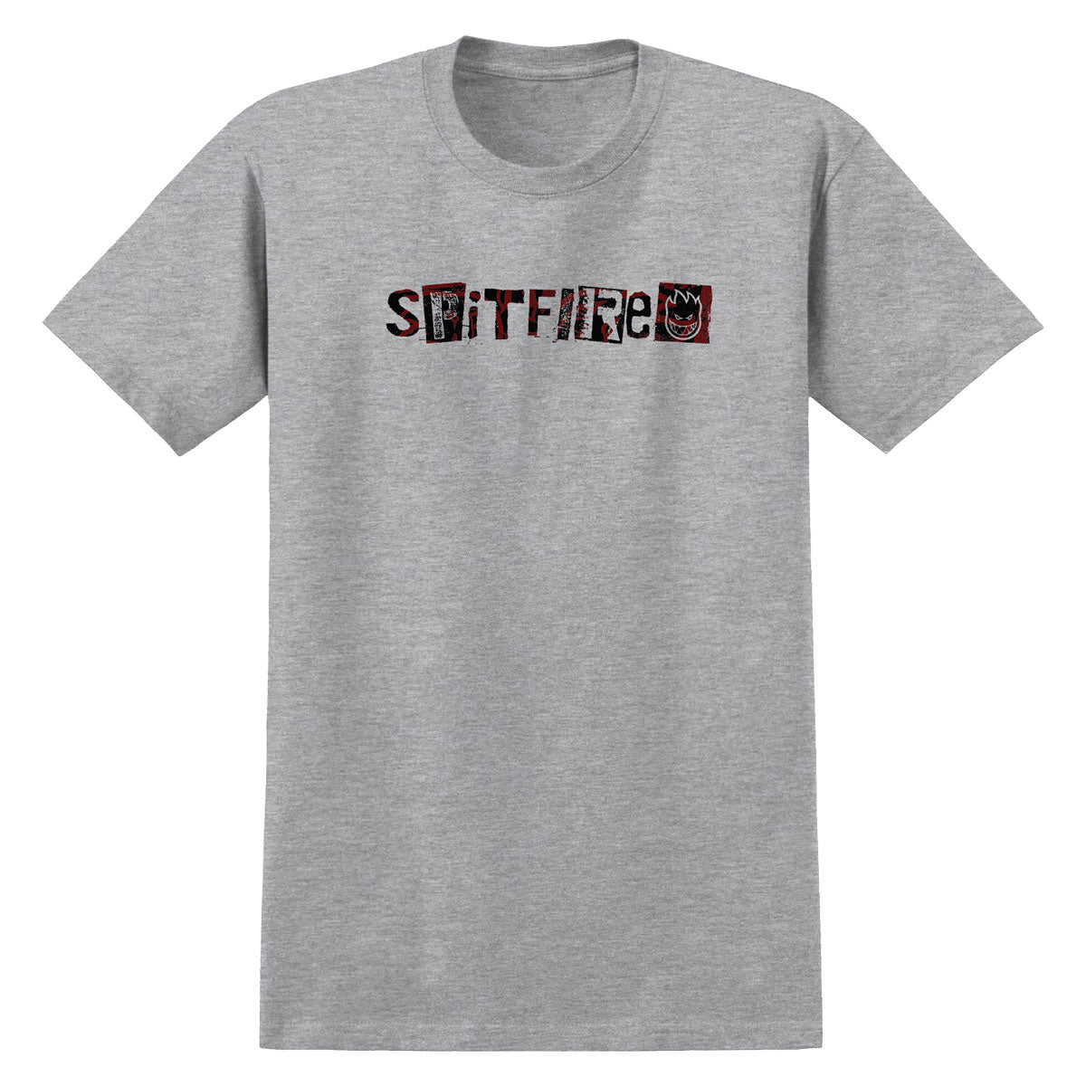 Spitfire Ransom Fill T-Shirt - Heather Grey image 1