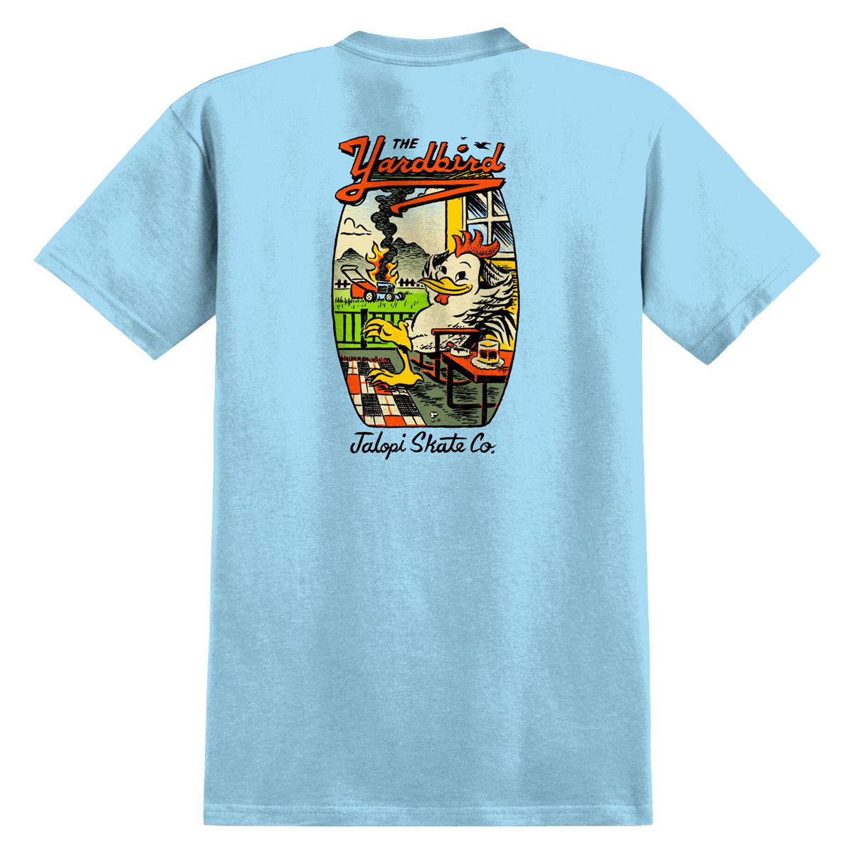 Anti-Hero Jalopi Yardbird T-Shirt - Heather Light Blue image 1