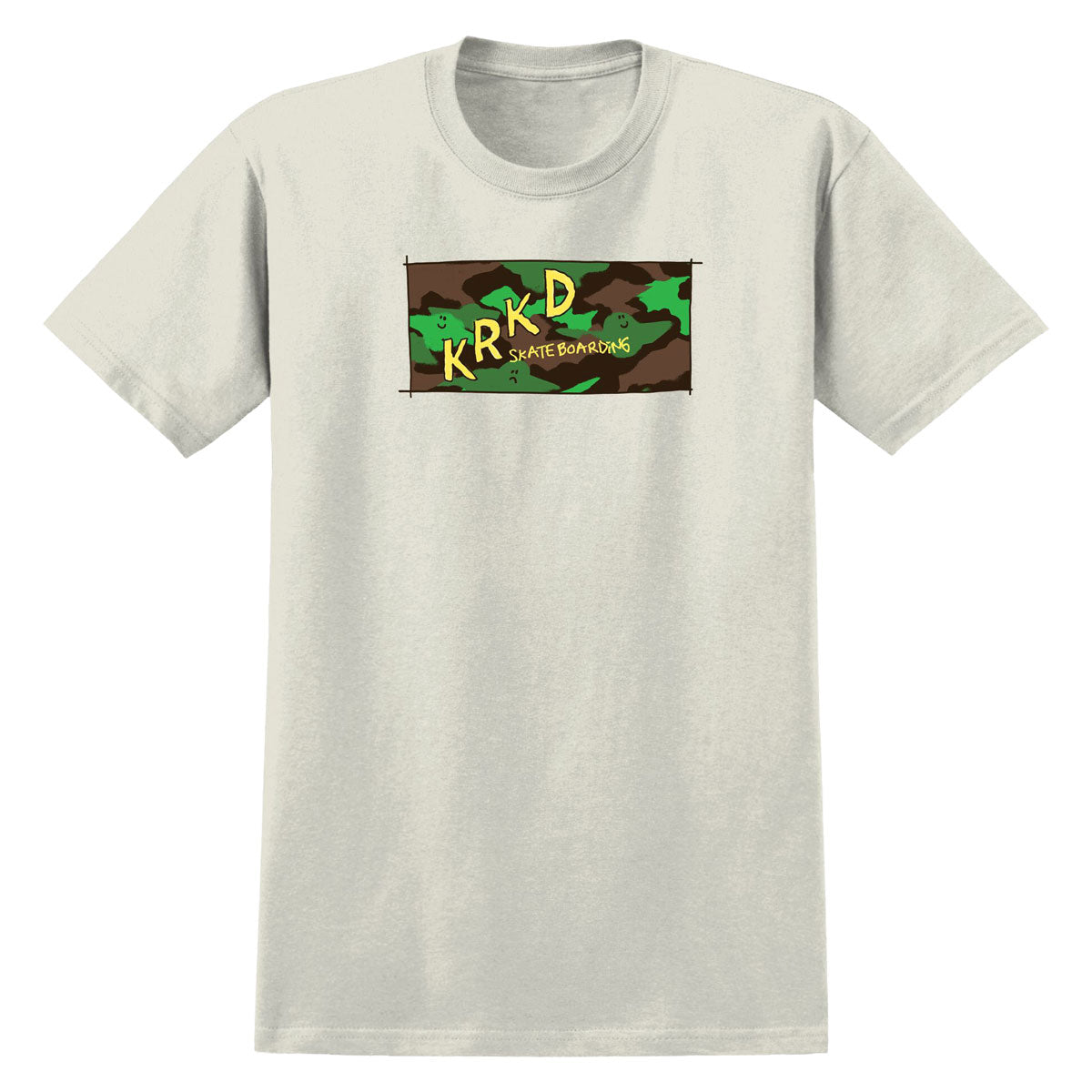 Krooked Kamo T-Shirt - Cream image 1