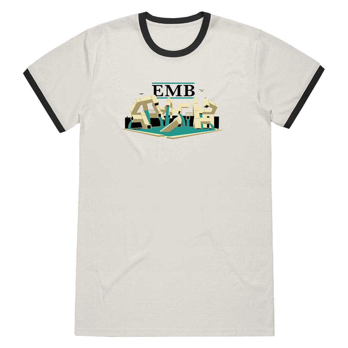 Real EMB T-Shirt - Natural/Black image 1
