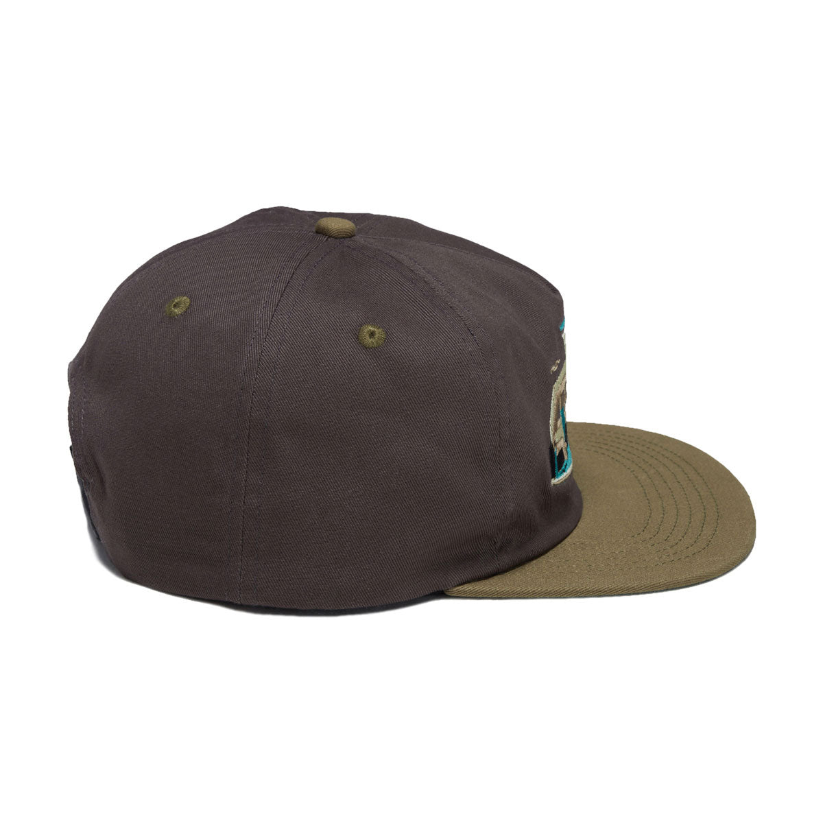 Real EMB Hat - Charcoal/Tan image 4