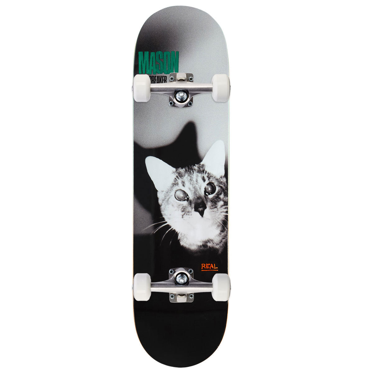 Real x Jawbreaker Mason Unfun Skateboard Complete - Black - 8.28