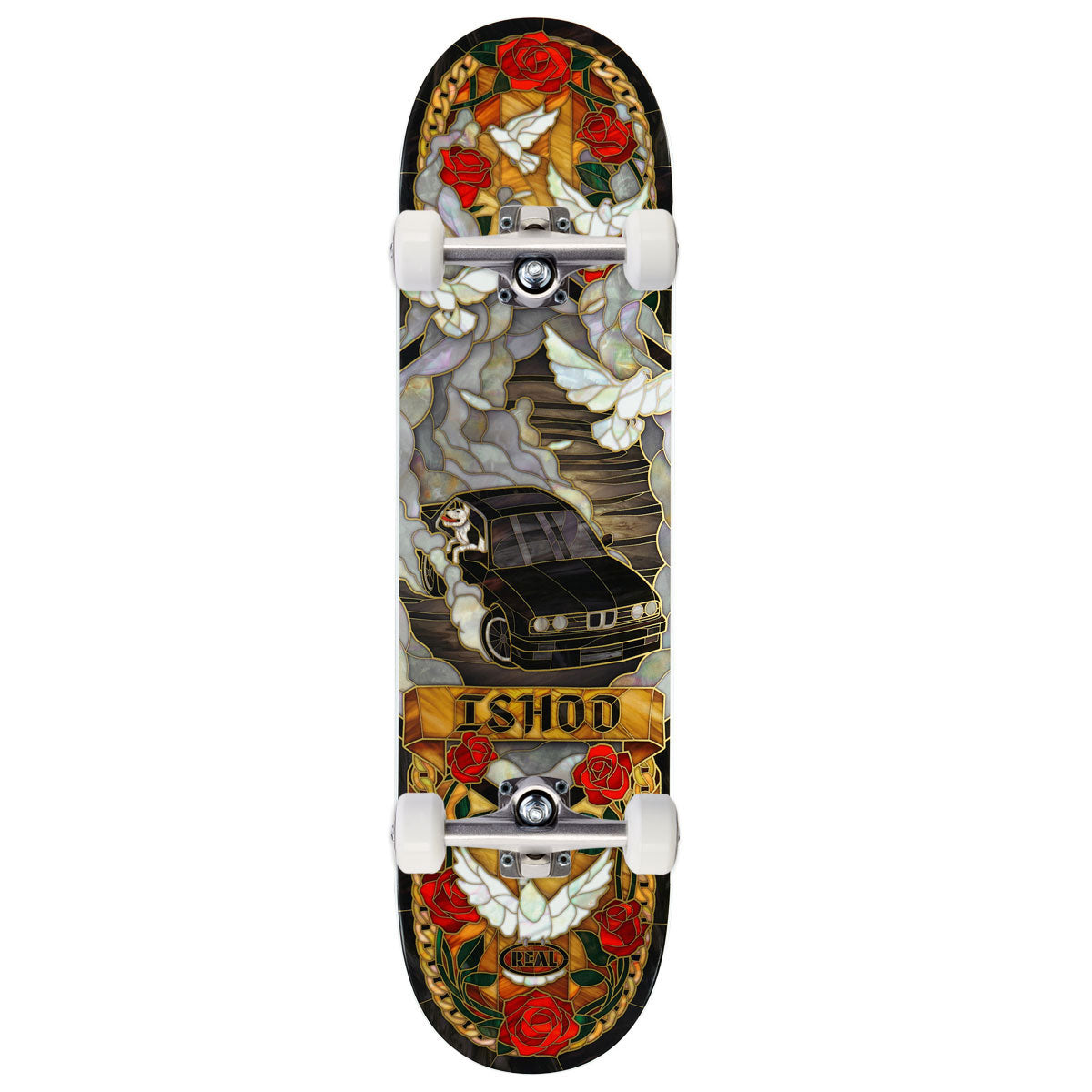 Real Ishod Cathedral Twin Tail Skateboard Complete - 8.25