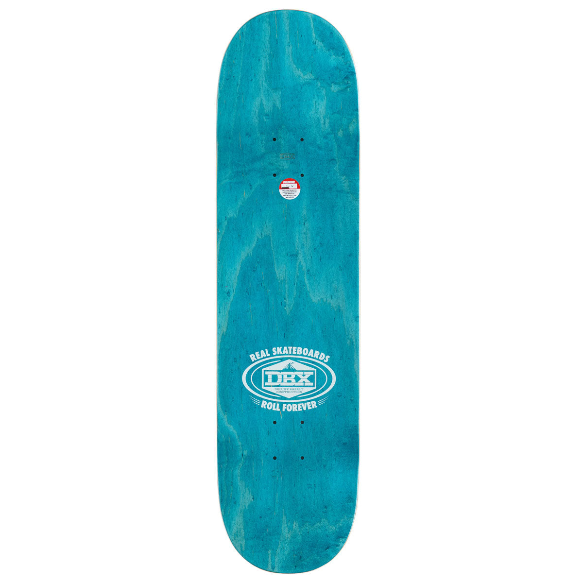 Real DBX Oval Team Skateboard Deck - Green - 8.50