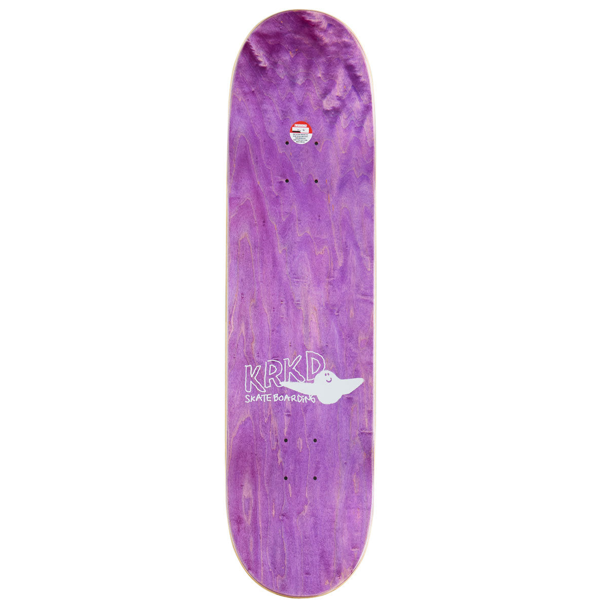 Krooked Kamo Wheel Wells Skateboard Deck - Black - 8.25