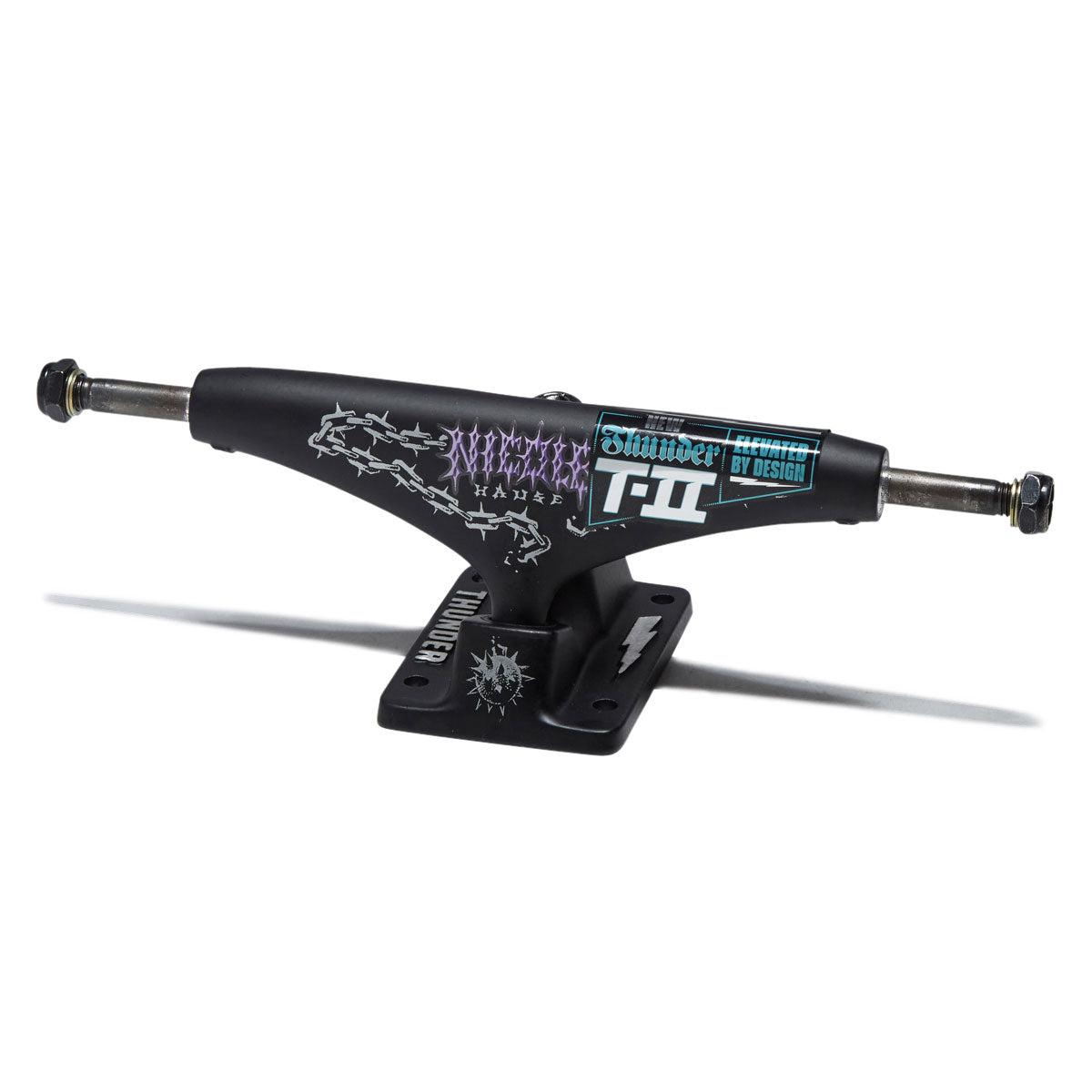 Thunder T-II Nicole Malice Skateboard Trucks - Black - 149mm image 1