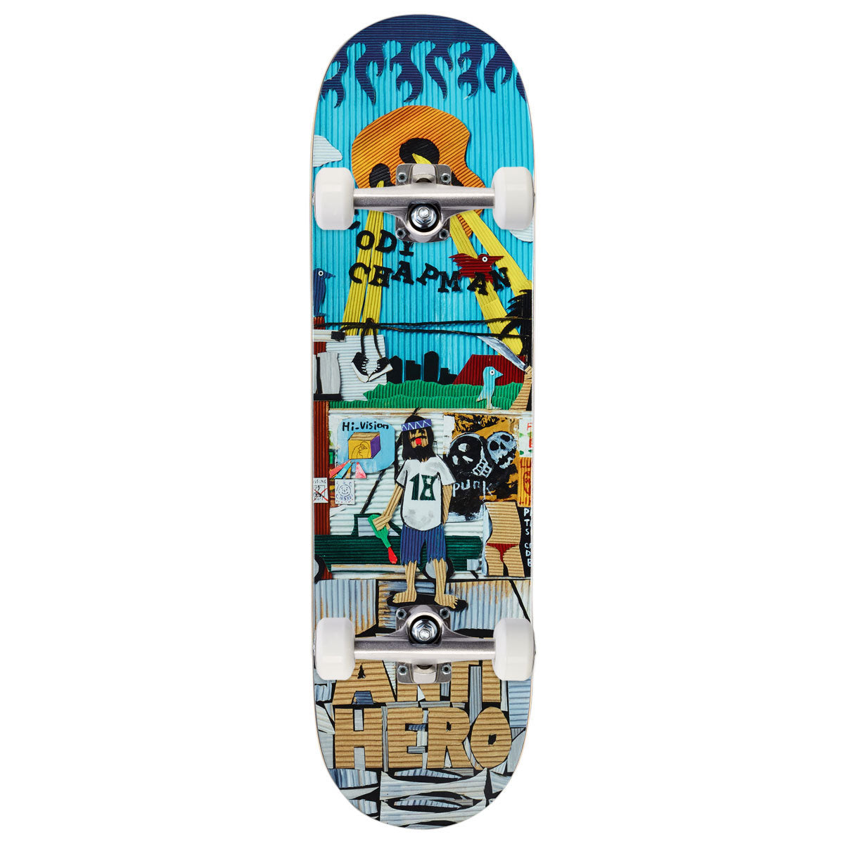 Anti-Hero Chapman Kenji Goto Skateboard Complete - 8.75