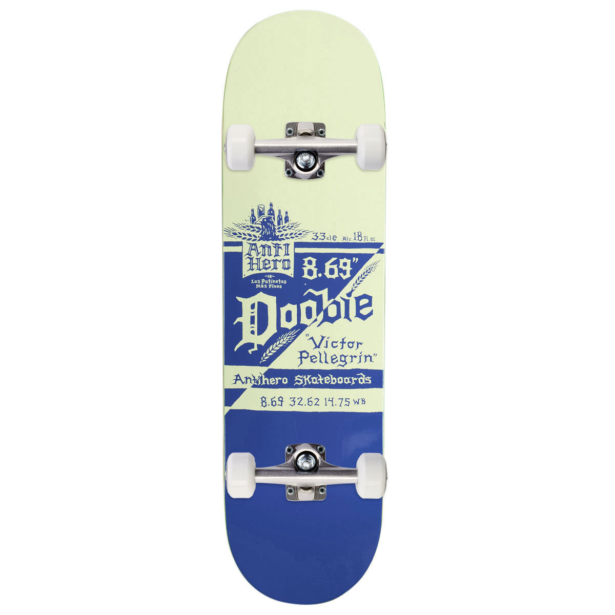 Anti-Hero Doobie Mas Frescos Skateboard Complete - 8.69