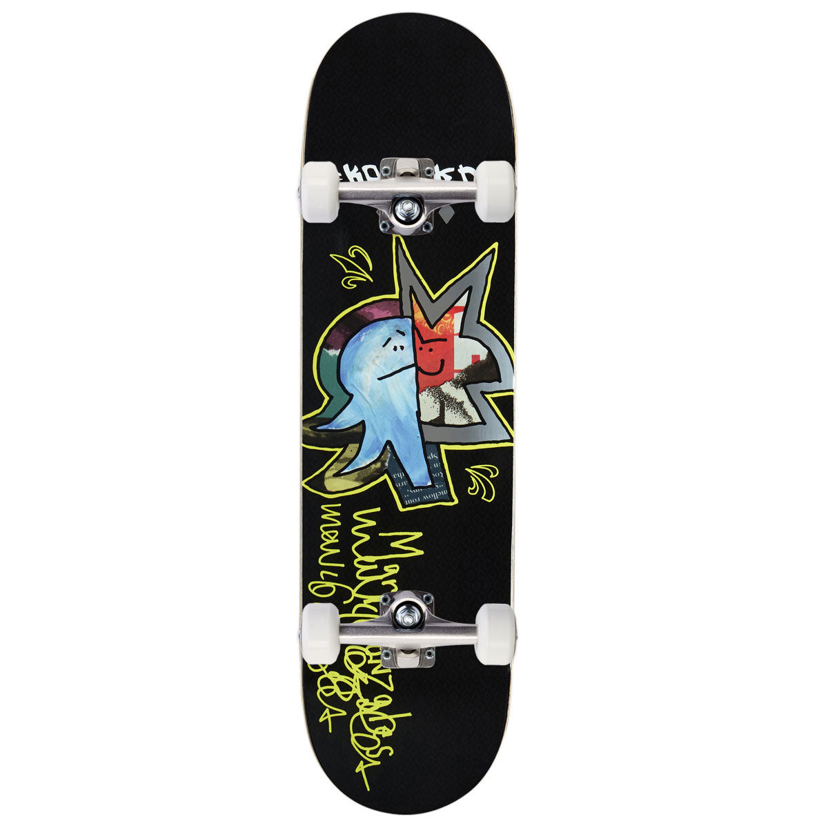 Krooked Gonz Sig Skateboard Complete - Black - 8.50