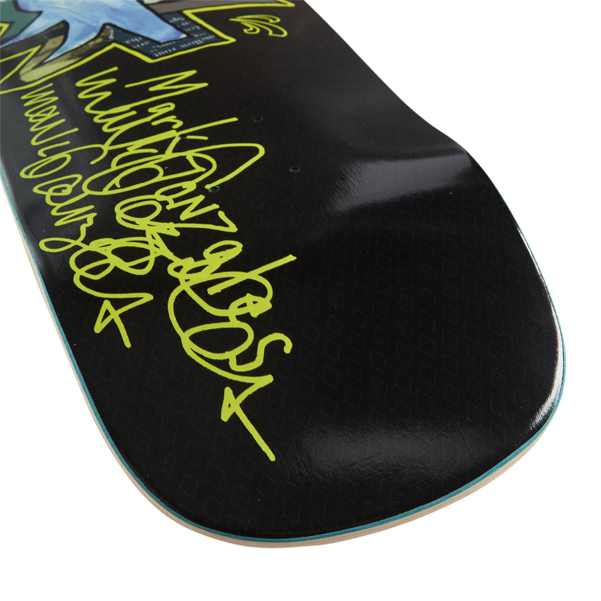 Krooked Gonz Sig Skateboard Deck - Black - 9.81