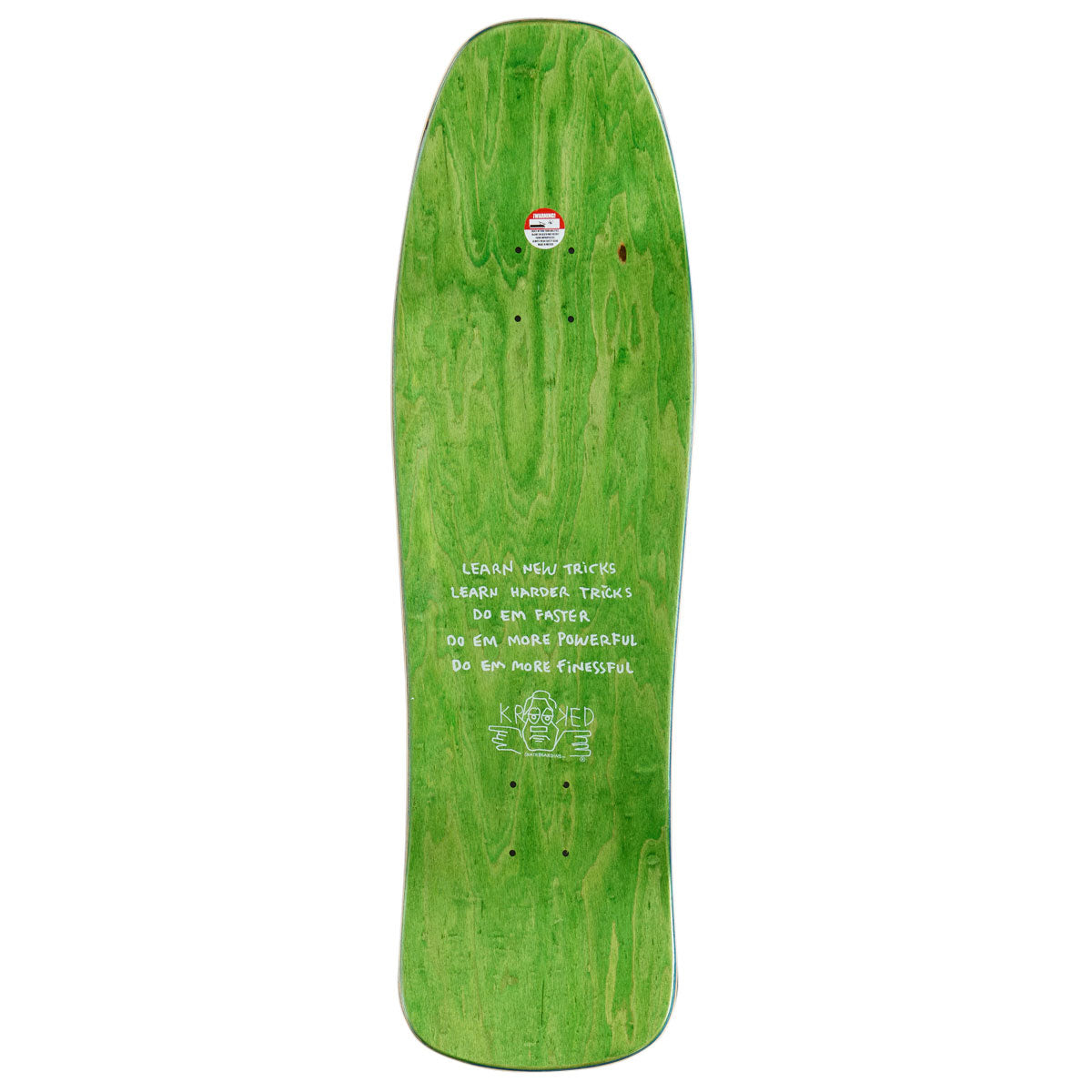 Krooked Barbee Trophy Skateboard Deck - Blue - 9.50
