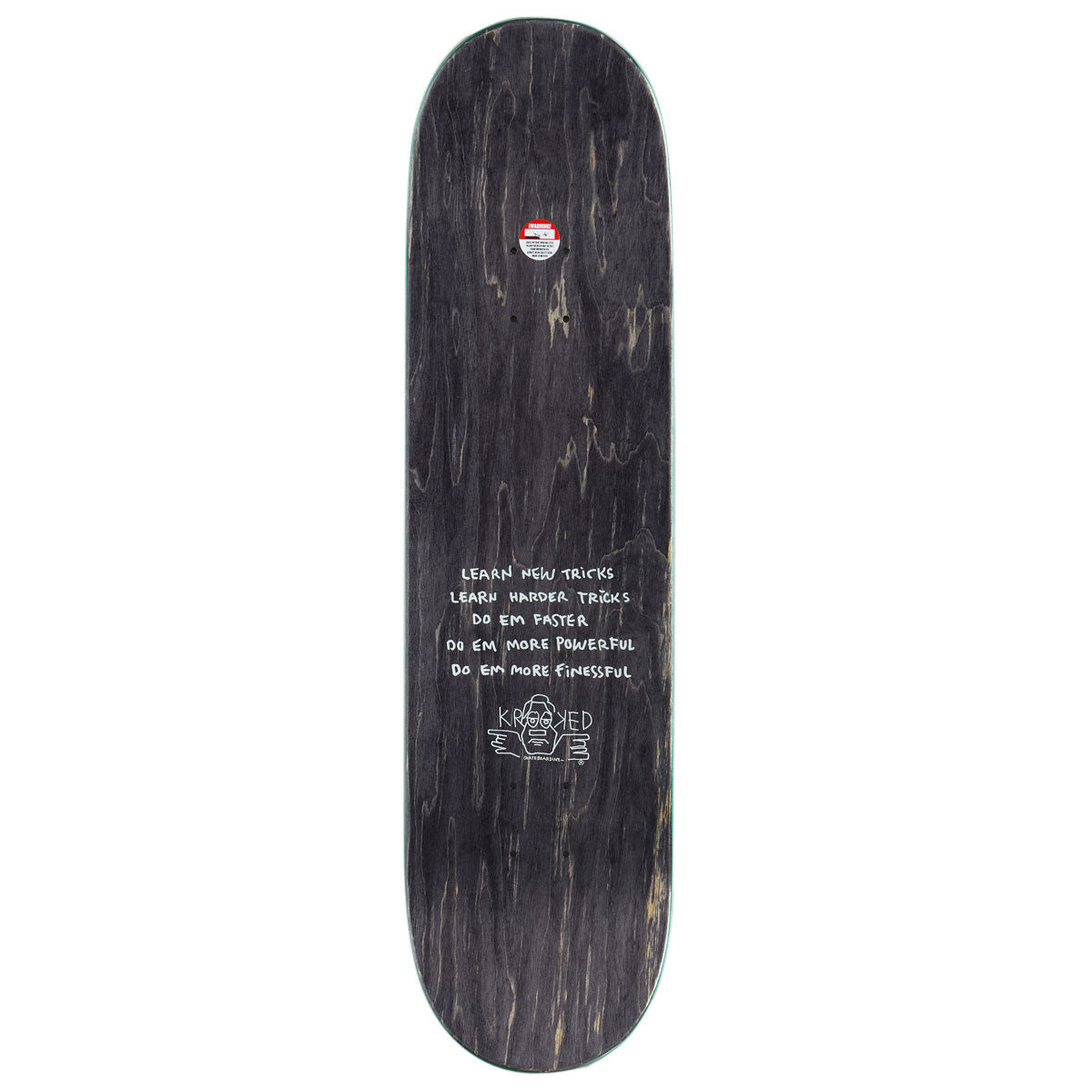 Krooked Easy Rider Moonsmile Skateboard Complete - Maroon - 8.25