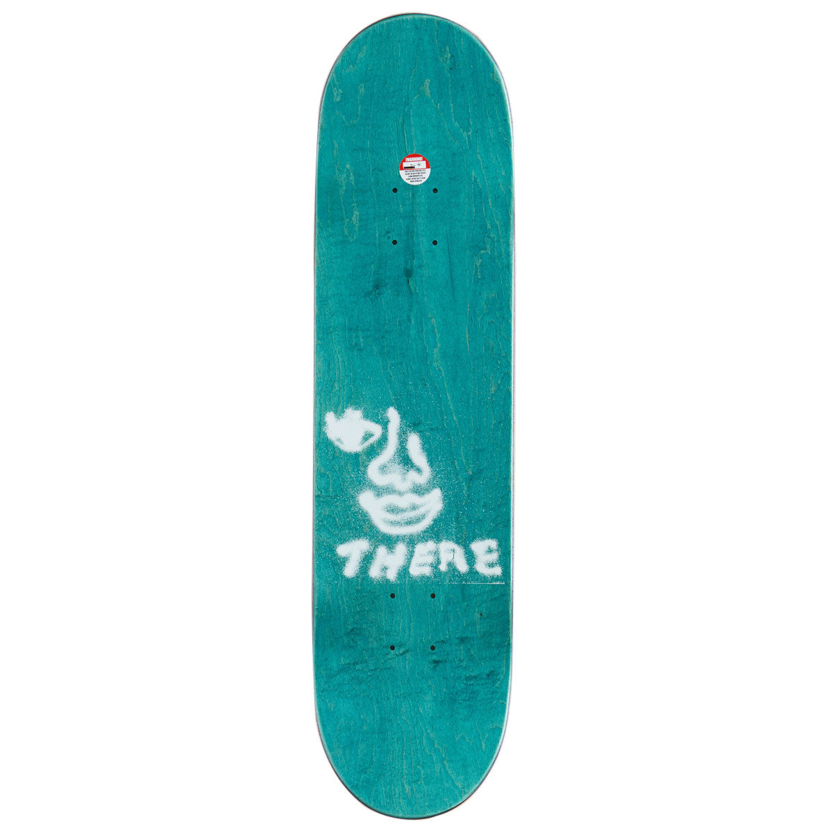 There Poe Tele Skateboard Deck - Green - 8.12