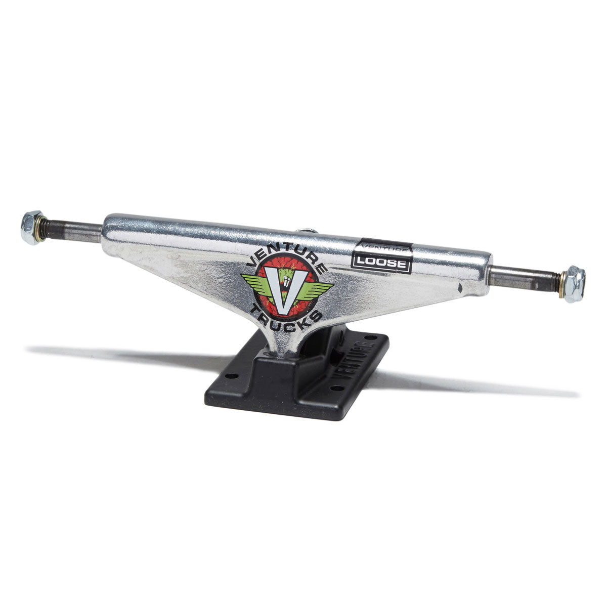 Venture Team Bloodshot Loose Editions Skateboard Trucks - Polished/Black - 5.6 image 1