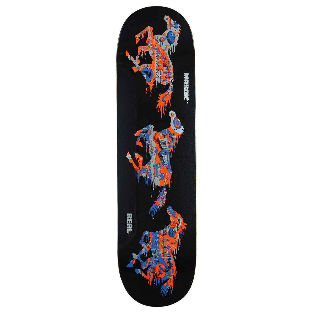 Real Mason Horsepower Skateboard Deck - Black - 8.12